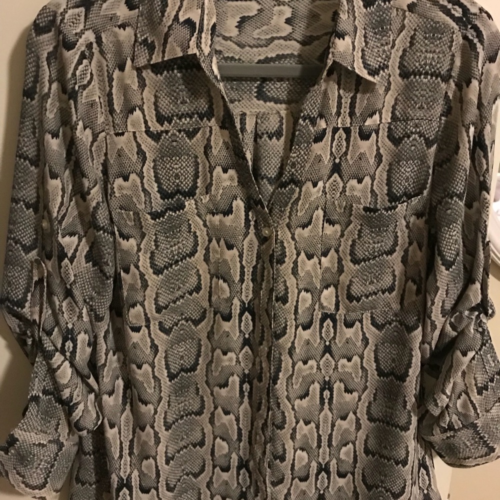 Express• snake print • Portofino shirt